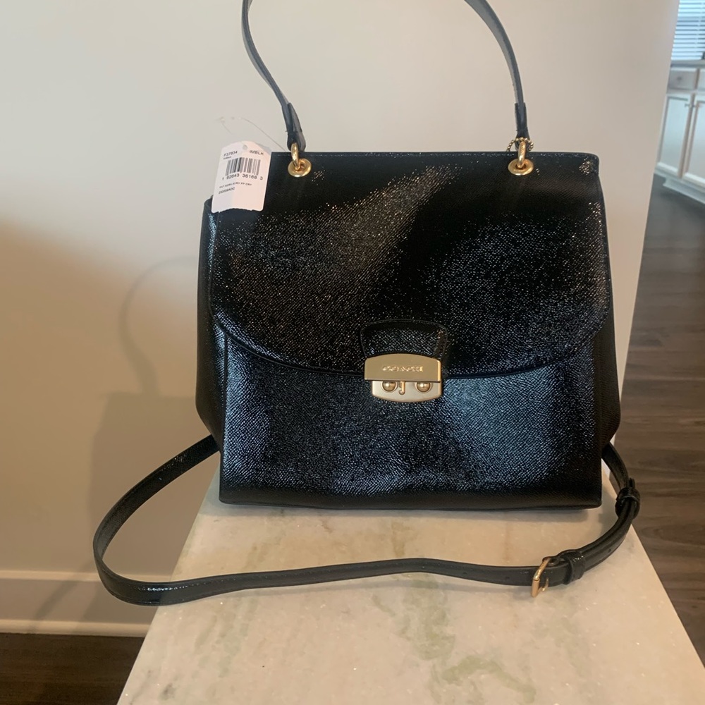 Never used coach leather bag